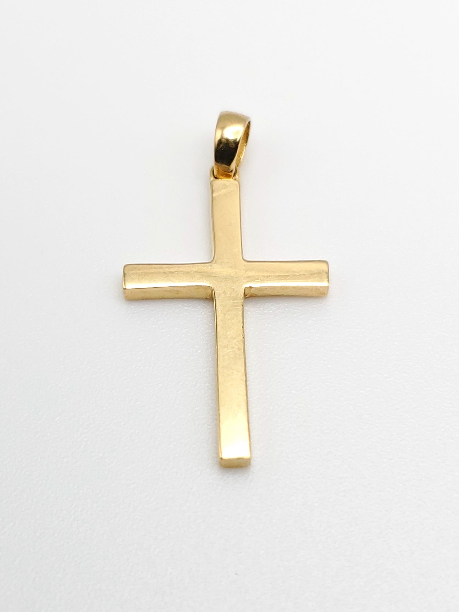 14k gold cross pendant