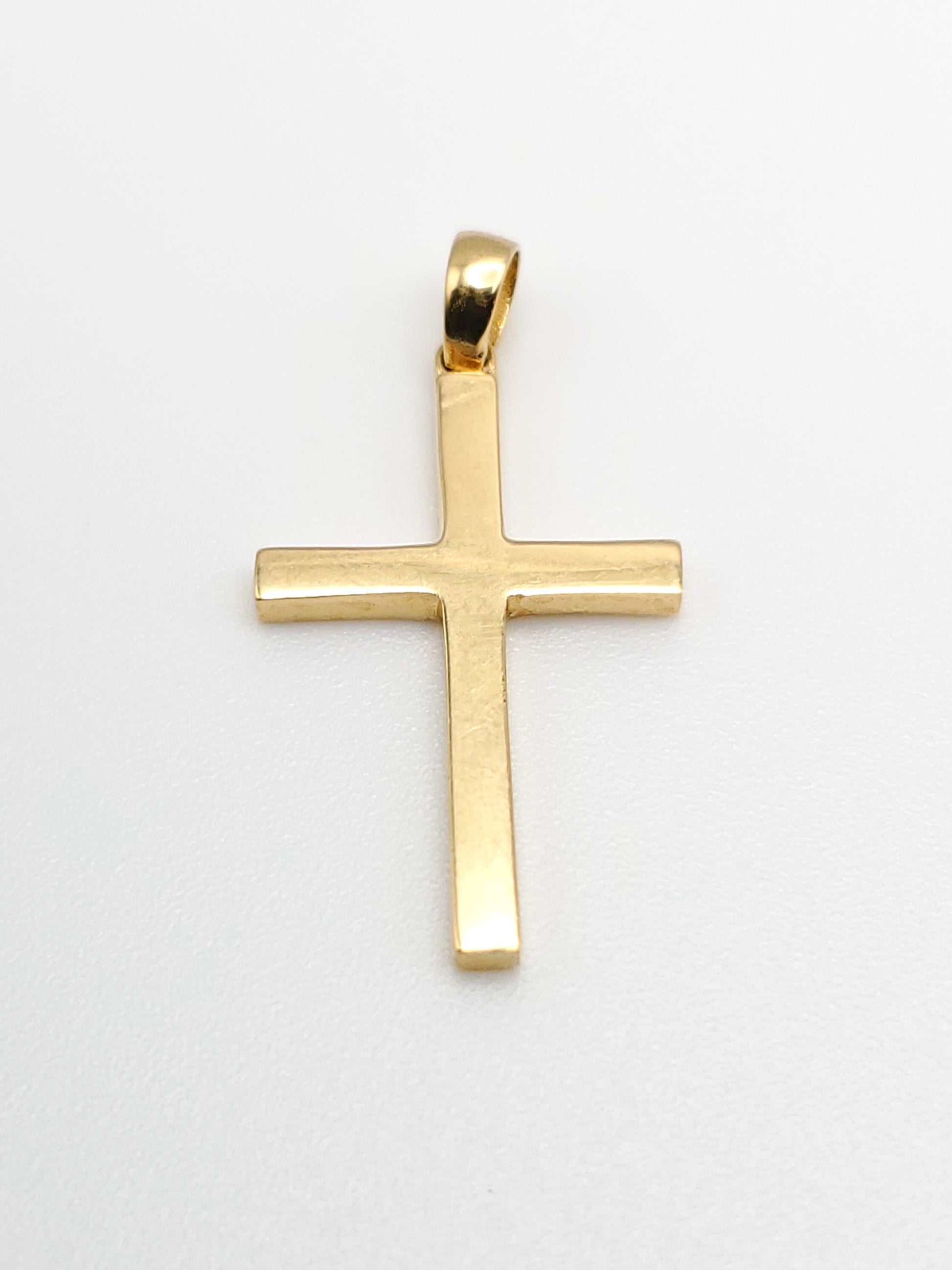 14k gold cross pendant